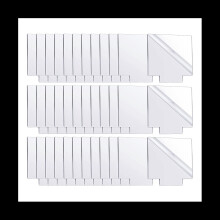 Lot de 36 feuilles acryliques transparentes pour base de lumière LED, ébauches acryliques épaisses, carrées