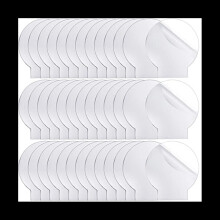 36Pcs Folha de AcrÃlico Transparente Fundido para Base de Luz LED, Blanks de AcrÃlico Grosso, Redondo