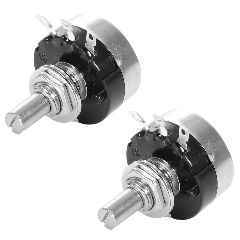 2X Taper Carbon Potentiometer With Diameter With Knob, Rv24yn 20S B502 5K Ohm 4762365715246