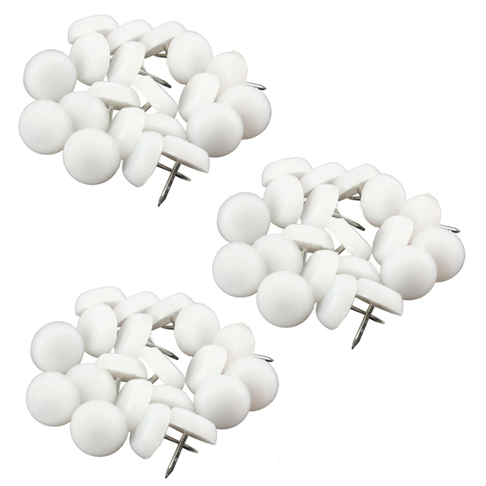 120Pcs 20Mm Felt Feet Pad Skid Glide Nail Protector Furniture Chair Table Leg 4762365736487