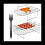 Double Boiler Accessory 2 Piece Rack with 4 Skewers and Brush Accessory 3