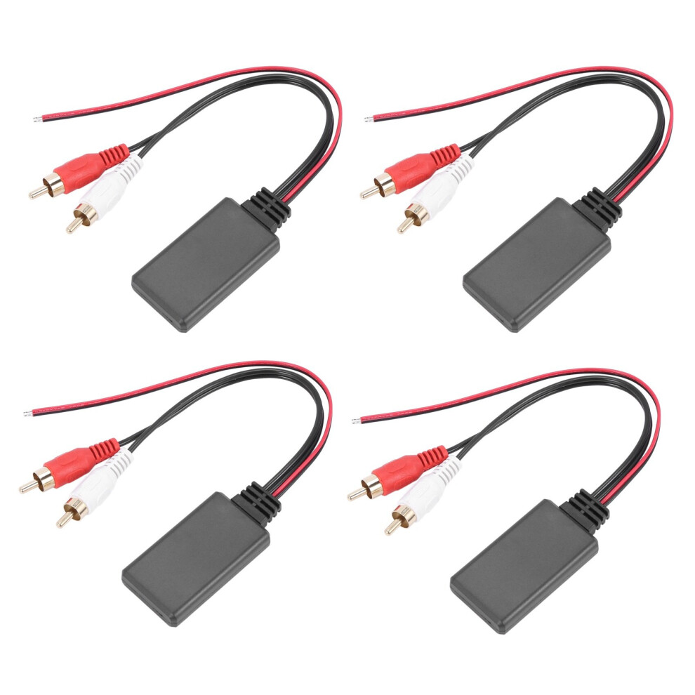 4X Car Universal Wireless Bluetooth Module Music Adapter Rca Aux Audio Cable 4761833289791