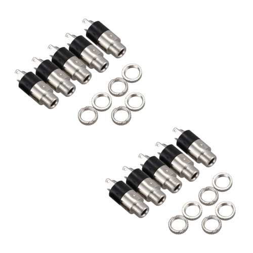 10PCS 3.5mm Stereo Panel Mount Connector