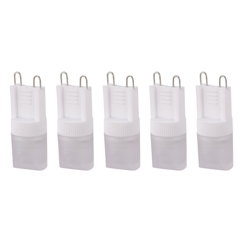 5X G9 Warm White 1 LED Bulb Spot Light Lamp 1W AC 220V-240V