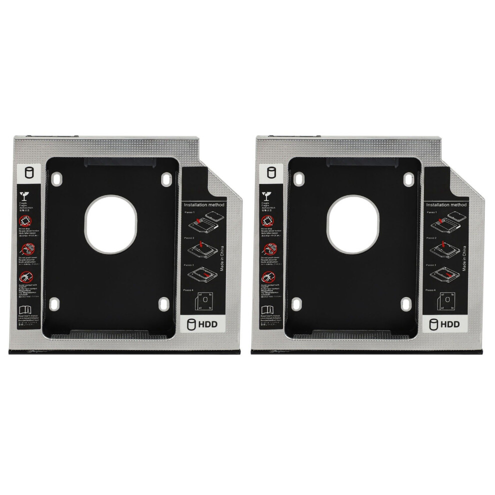 2X 2Nd Hdd Ssd Hard Drive Tray Replacement For T420 T430 T510 T520 T530 W510 W520 W530 4762365742662
