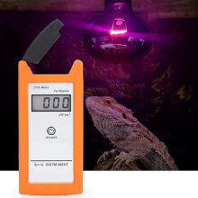 Medidor portátil de UVA, material de sÃlica-gel 0?1999 ?W/cm² 3.5-Bit LCD UVA LÃmpada solar para rÃpteis