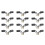 12 Pairs 24 Pieces Passive Video Balun & Transceiver with Cable for 1080P TVI/CVI/TVI/AHD/960H DVR Camera CCTV System 1