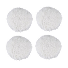 4X 7 Inch Inch 180mm Soft Wool Clean Polishing Buffing Pad for Car Auto Polisher