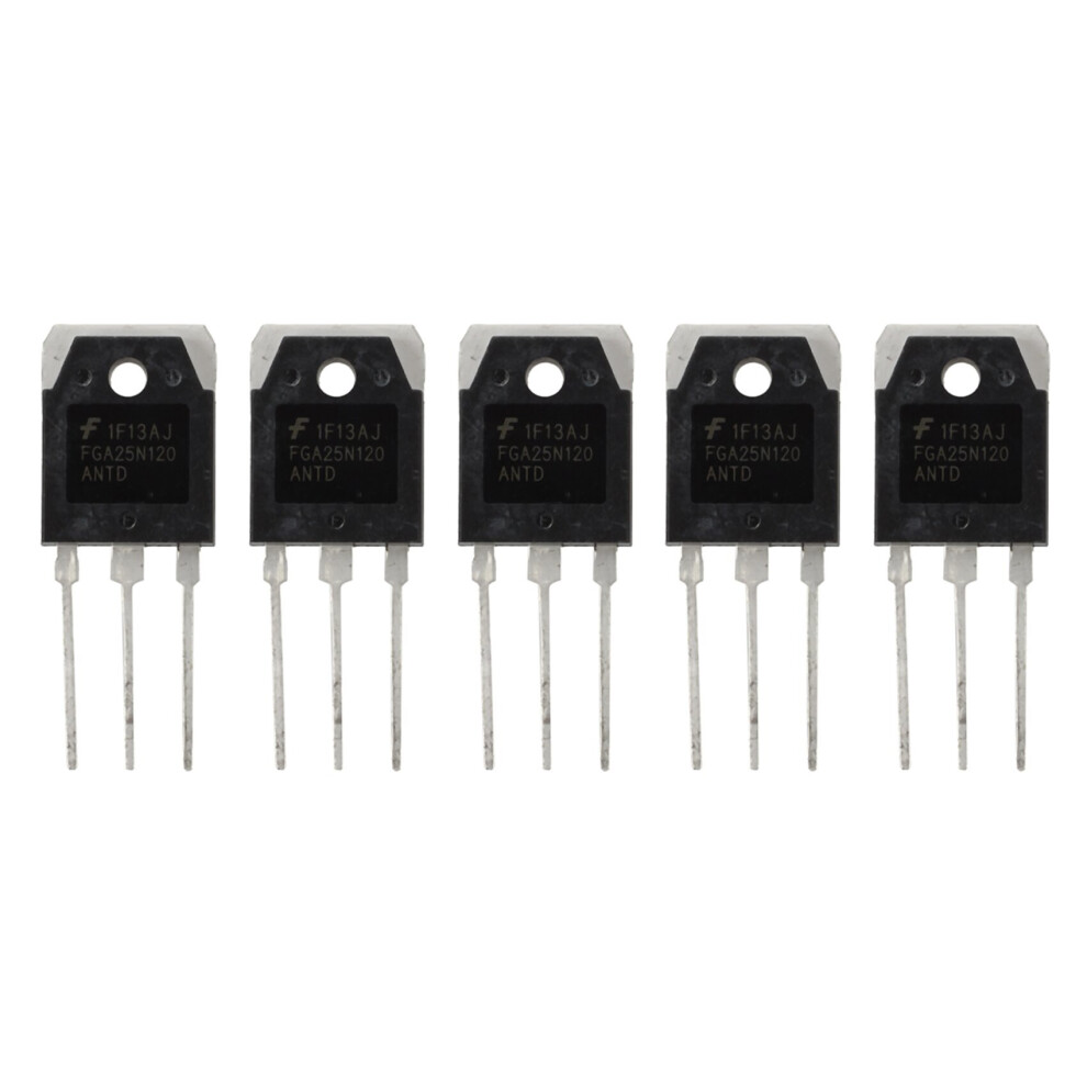 5X Power Transistor Igbt 1200V 313W Fga25n120 4762365700785