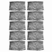 10Pcs 0.5X2M Black Carbon Fiber Print Water Transfer Dipping Hydrographics Hydro Film
