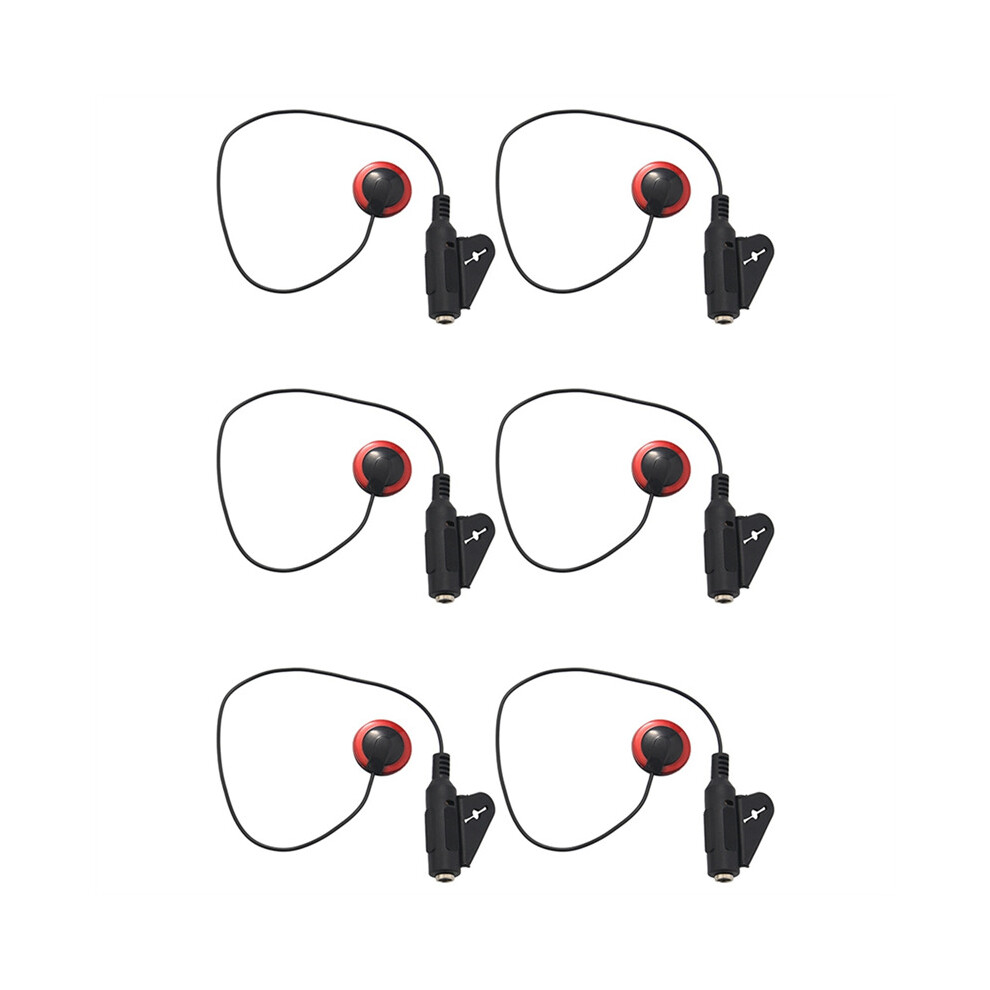 Tlily 6Pcs Piezo Contact Microphone Mic Pickup For Guitar Violin Banjo Mandolin Ukulele