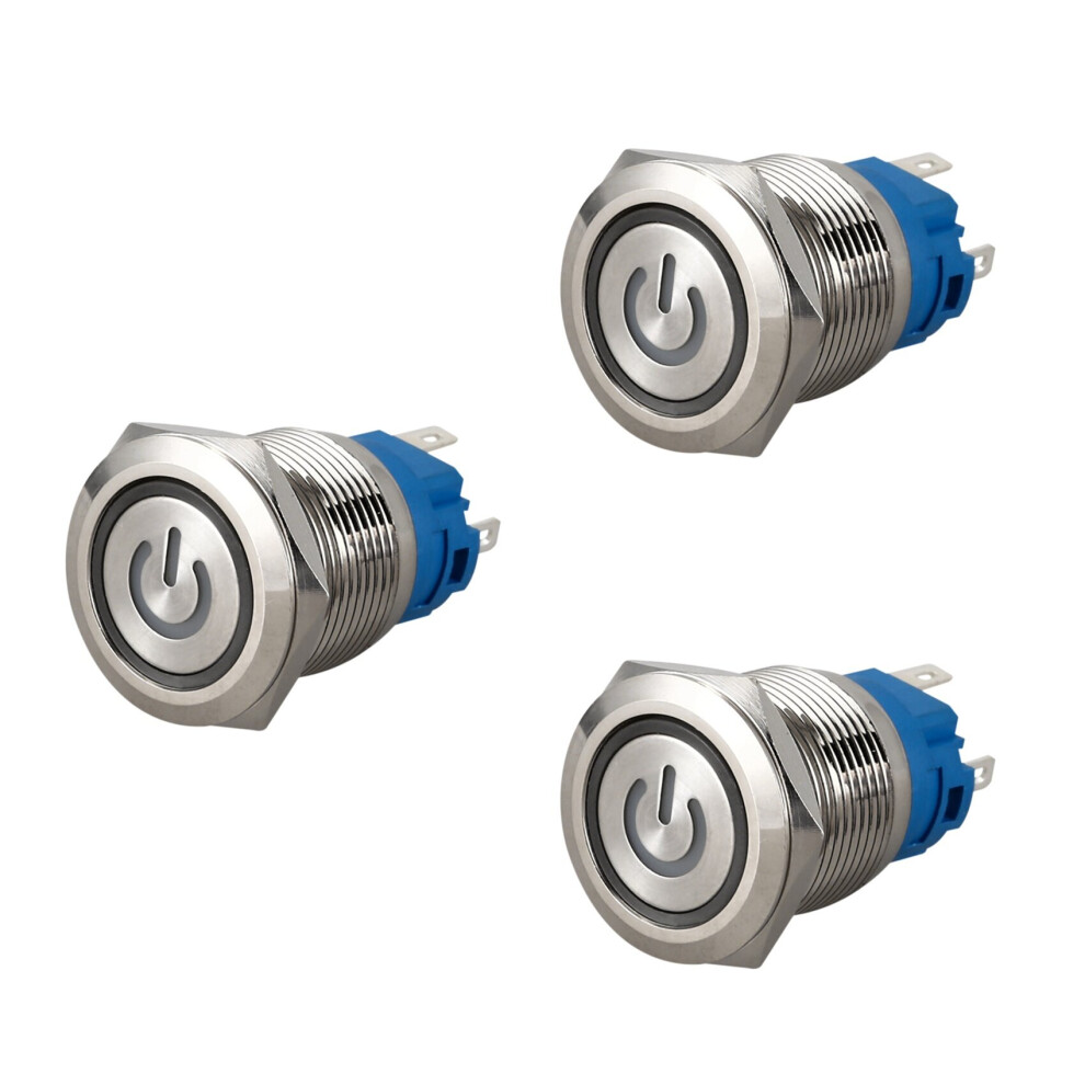 Interrupteur à bouton-poussoir 3X 220V
