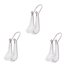 Lot de 3 pinces de levage en silicone souple pour le nez, correcteur de mise en forme du pont du nez, outils de massage amincissants transparents