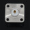 2X N Type Female RF Coax Connector 4-Hole Panel Mount with Solder Cup,Silver 6