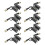 8 Pairs Passive Video Balun Transmitter & Transceiver with Cable for 1080P TVI/CVI/TVI/AHD/960H DVR Camera CCTV System 1
