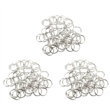150 Pcs Staple Book Binder 30mm Outer Diameter Loose Leaf Ring Keychain