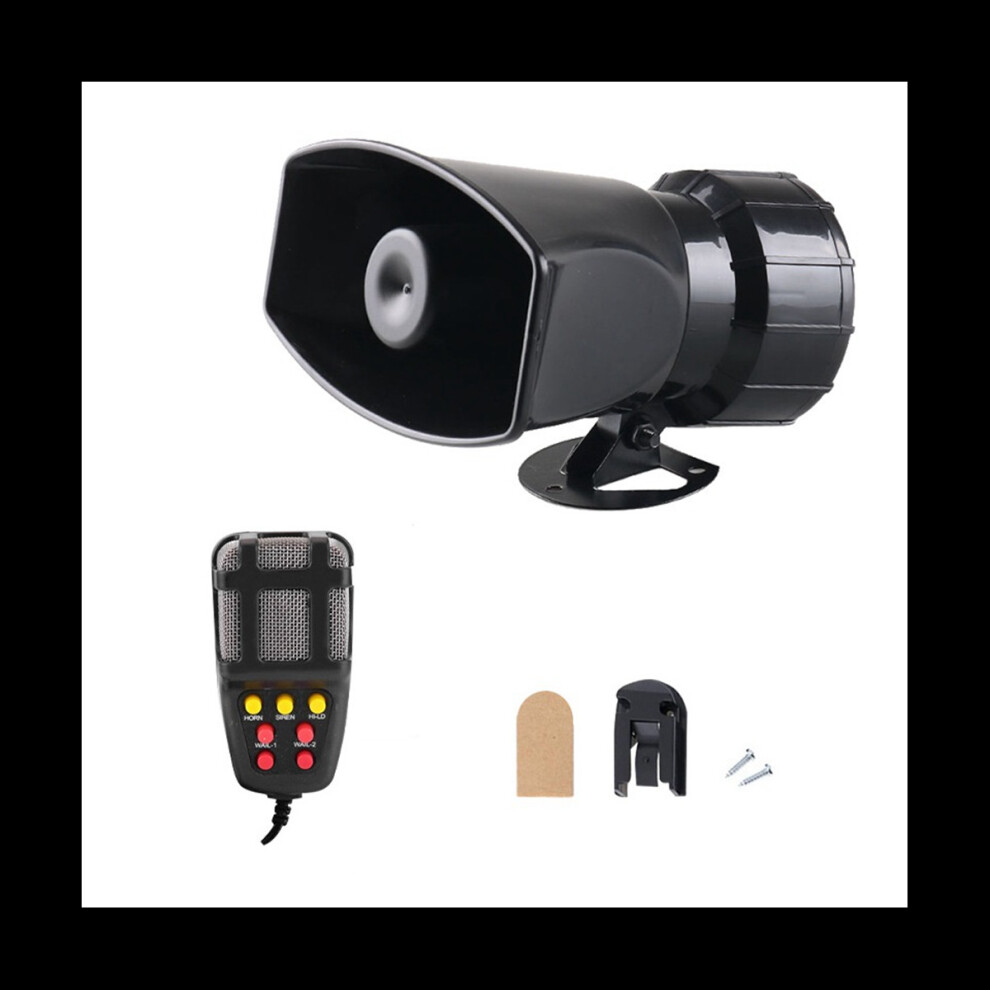 12V 7 Sounds 120Db Wireless Electronic Siren Loud Car Warning Alarm Fire Siren Horn Car Accessories 4762365767870