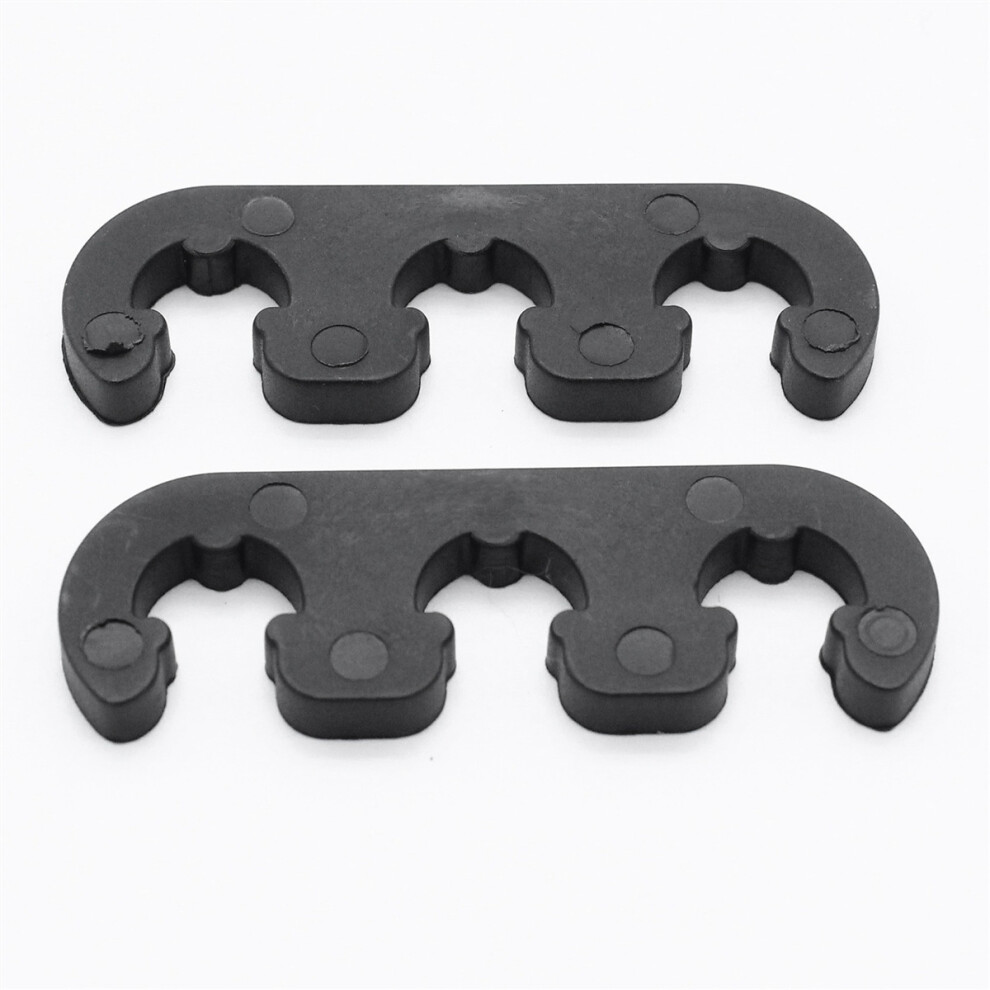 Universal 7Mm 8Mm For Spark Plug Wire Separator Divider Loom Ignition Lead Wire Divider Separator Loom Clip Black 4762365777145
