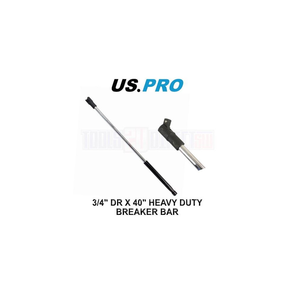 US PRO Tools 3/4" DR X 40" Heavy Duty Breaker Bar, Knuckle, Power Bar 4167