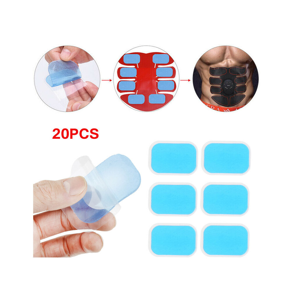 20Pcs ABS Gel Pads Replacement for EMS Abdominal Stimulator Muscle Trainer Exerciser-image-OPC-PBVG6GQ-NEW