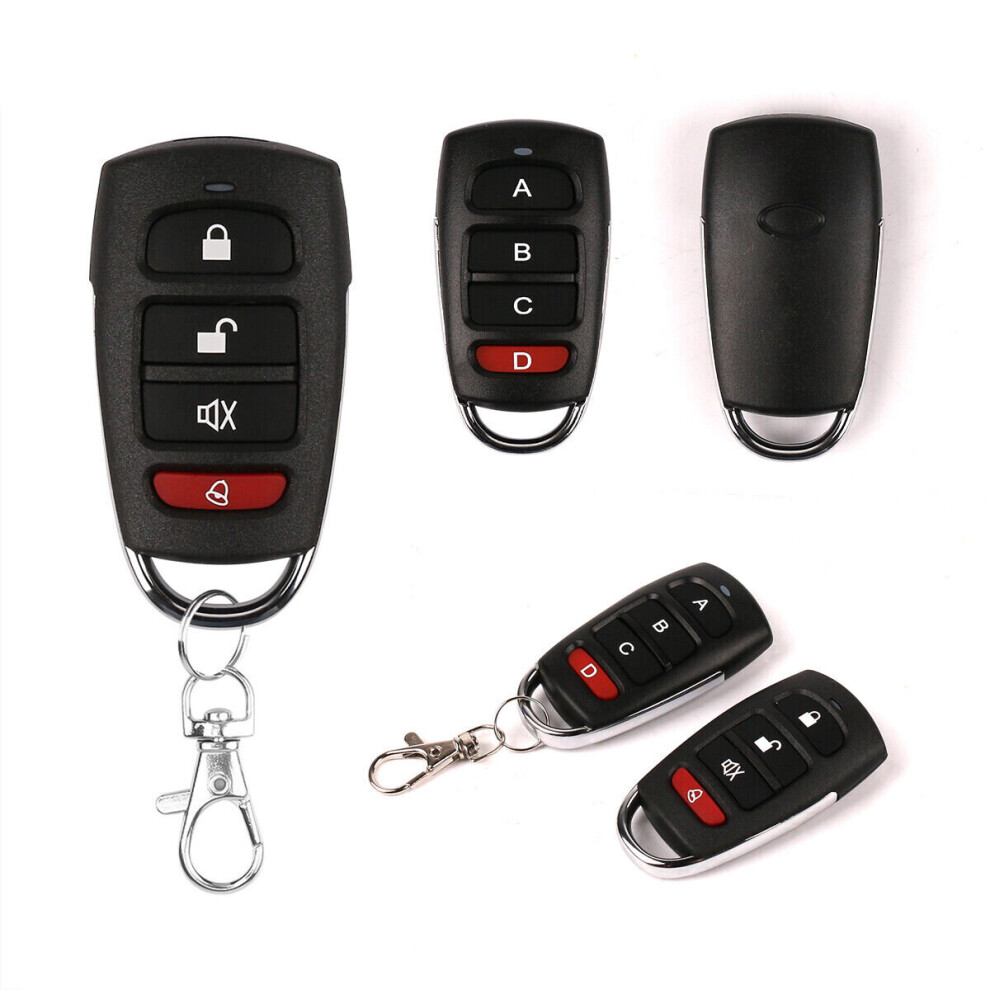 (ABCD) Electric Cloning Universal Gate Garage Door Remote Control Fob 433mhz Key Fob