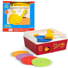 Record Player, Baby Musical Toy, Baby Interactive Toy, Classic Toy with Retro Style Packaging, Pretend Play Toys for Boys and Girls Aged 18 Months+