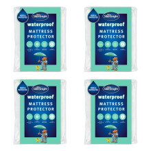 (Double, 4 Pack) Silentnight Waterproof Mattress Protector - Bundles