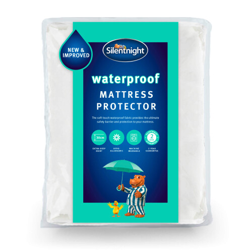 Silentnight (Single, 2 Pack) Silentnight Waterproof Mattress Protector - Bundles 2