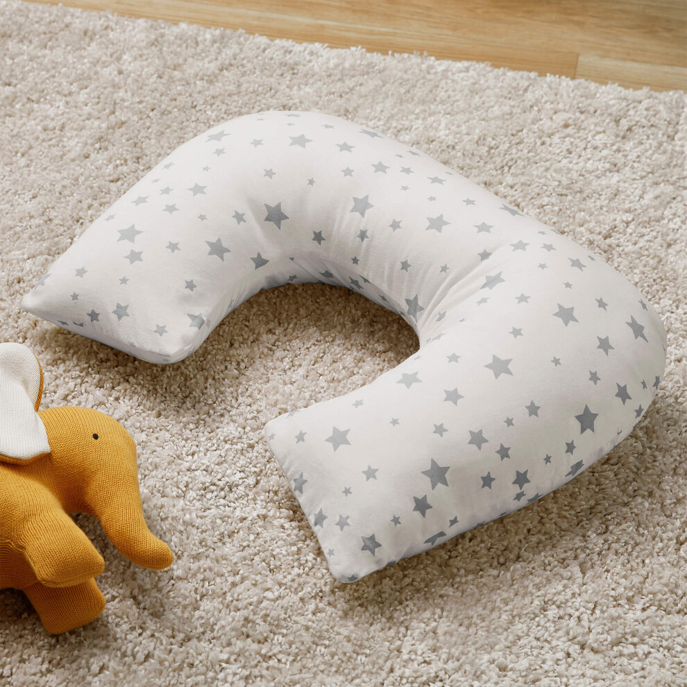 Silentnight Safe Nights Grow With Me Pillow - Grey Star