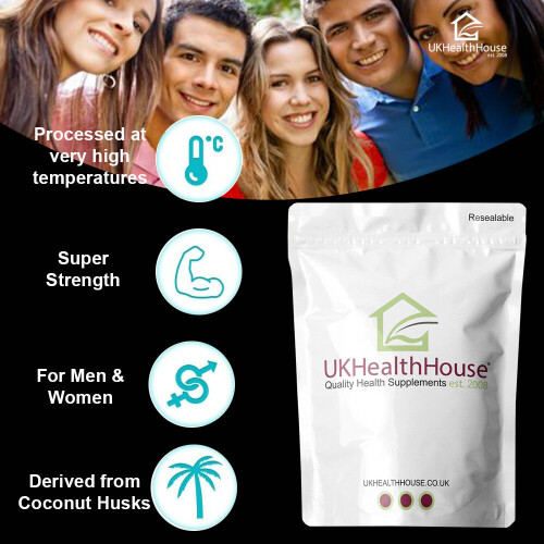 100% Pure Activated Charcoal Powder - 400g - Reduce Bloating, Teeth 2