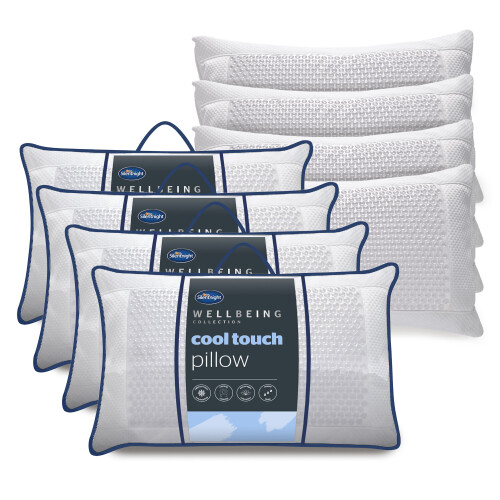 Silentnight Silentnight Wellbeing Cool Touch Pillows 4 Pack Cooling Gel Relief