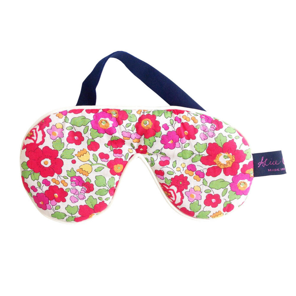 Alice Caroline Red Betsy Tana Lawn Cotton Eye Mask