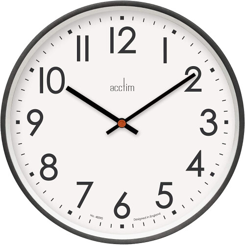 Acctim Acctim Ashridge Dark Grey Quartz Wall Clock