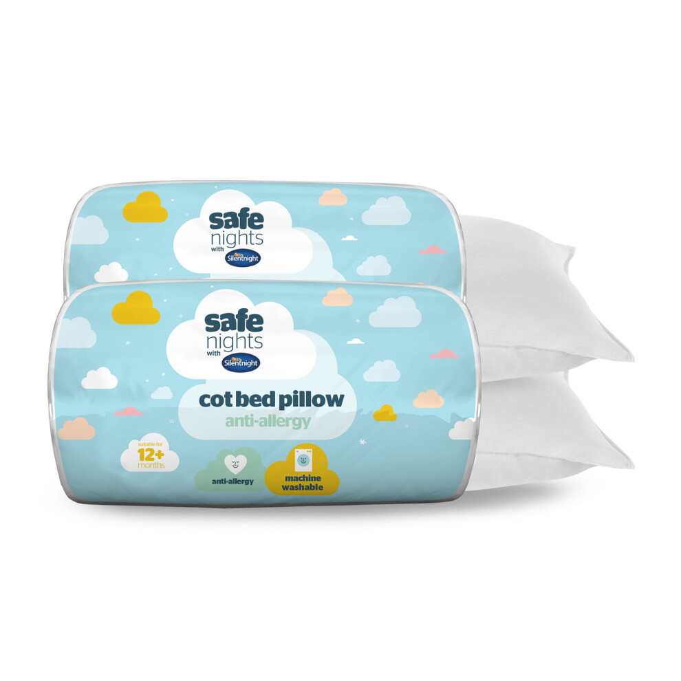 Silentnight Anti Allergy Cot Bed Pillow - 2 Pack