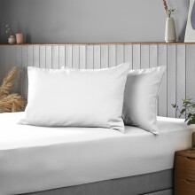 Silentnight Supersoft Pillowcase Pair Non Iron Easy Care White