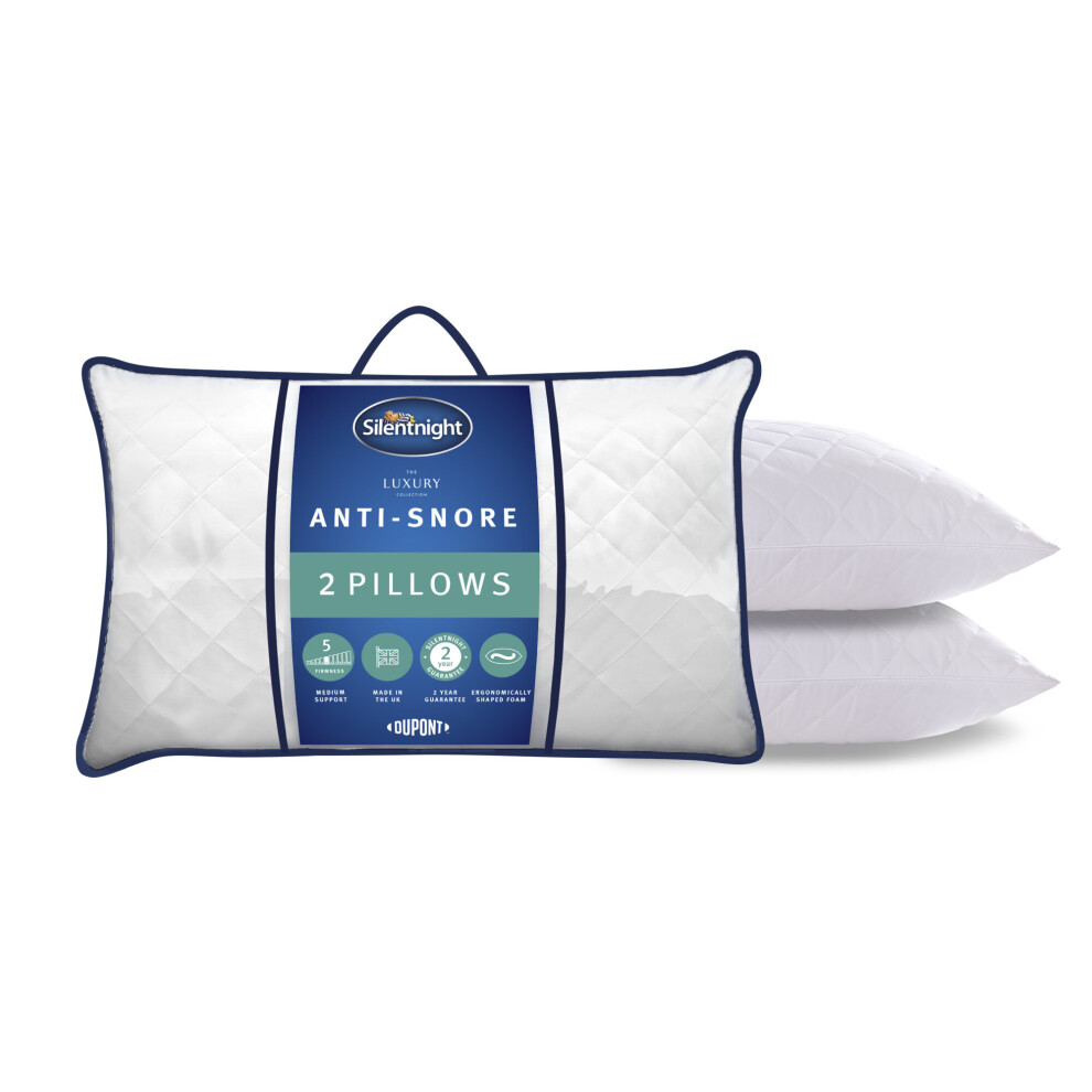 Silentnight Luxury Anti-Snore - 2 Pack