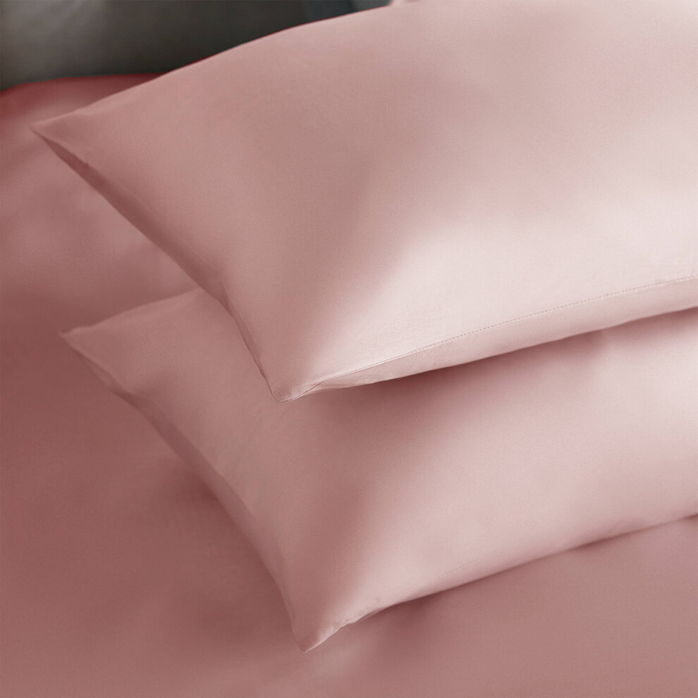 Silentnight Pure Cotton H/W Pillowcase Pair - Blush