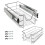 AREBOS AREBOS Sliding drawer for kitchen cabinets and fitted cupboards - additional storage - 30cm 1