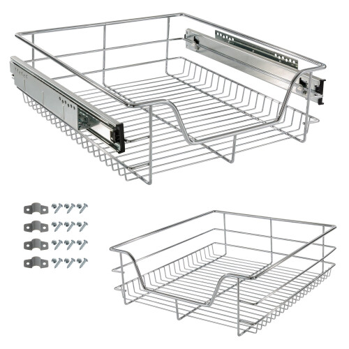 AREBOS AREBOS Sliding drawer for kitchen cabinets and fitted cupboards - additional storage - 50cm