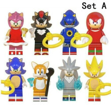 (8Pcs-A) Sonic The Hedgehog Minifigure Fit Lego Kid Toy Gift