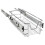 AREBOS AREBOS Sliding drawer for kitchen cabinets and fitted cupboards - additional storage - 30cm 10