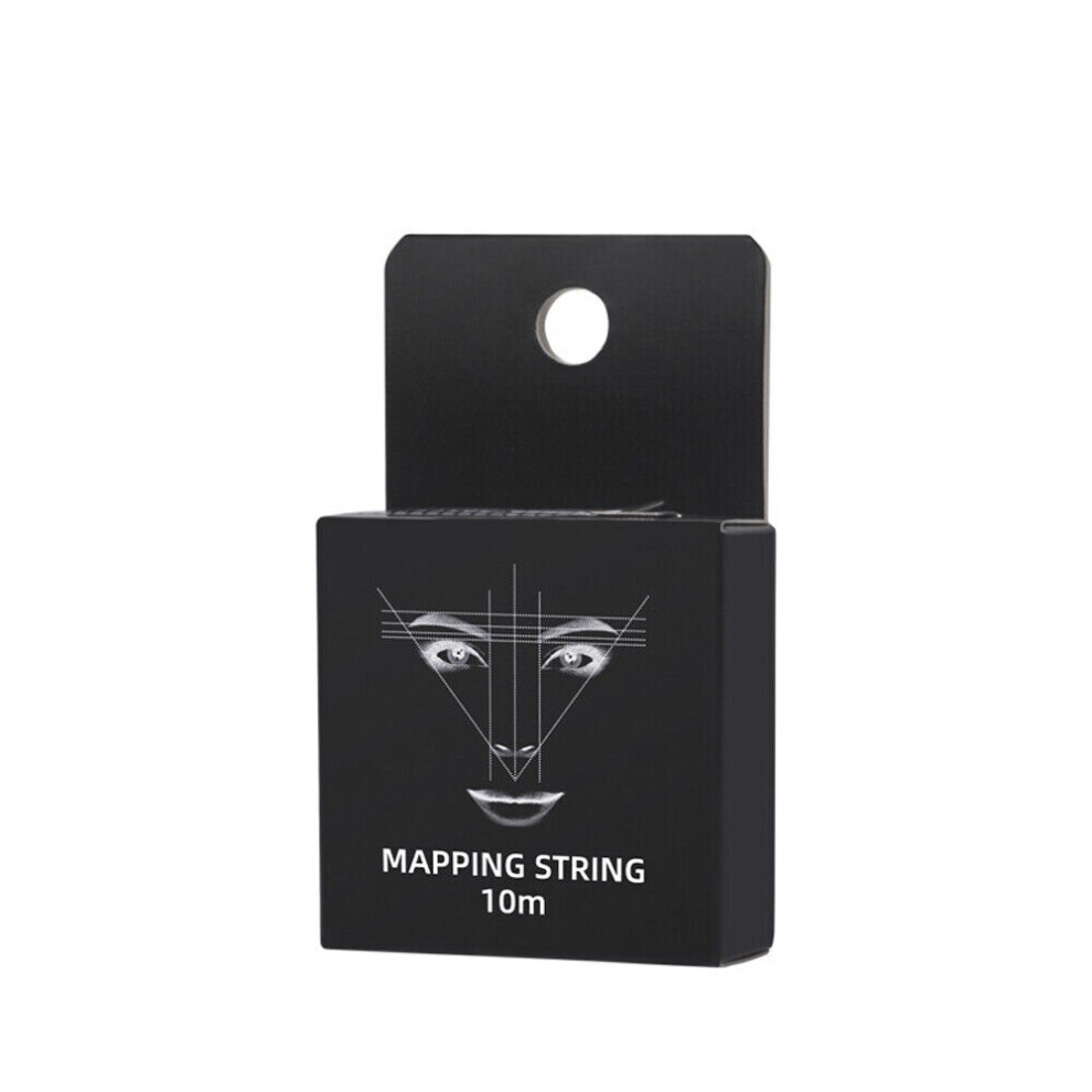 Flemye Black,Not,Specified ( Black) Microblading Pre Inked Eyebrow Mapping String Thread Tattoo Brow Marker