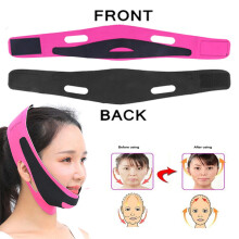 V-Line Face Belt Strap for Chin and Cheek Lift - Anti Aging Slimming Mask, Breathable Latex Free, 62cm