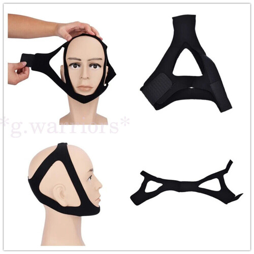 Σταματήστε το ροχαλητό Chin Strap Anti Snore Sleep Apnea Belt Συσκευή Συσκευές για το σαγόνι 1