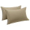 Imperial Rooms (Pillowcase Only (50 x 75 cm), Beige) 100% Egyptian Cotton Flat Sheet Bed Sheets UK 1