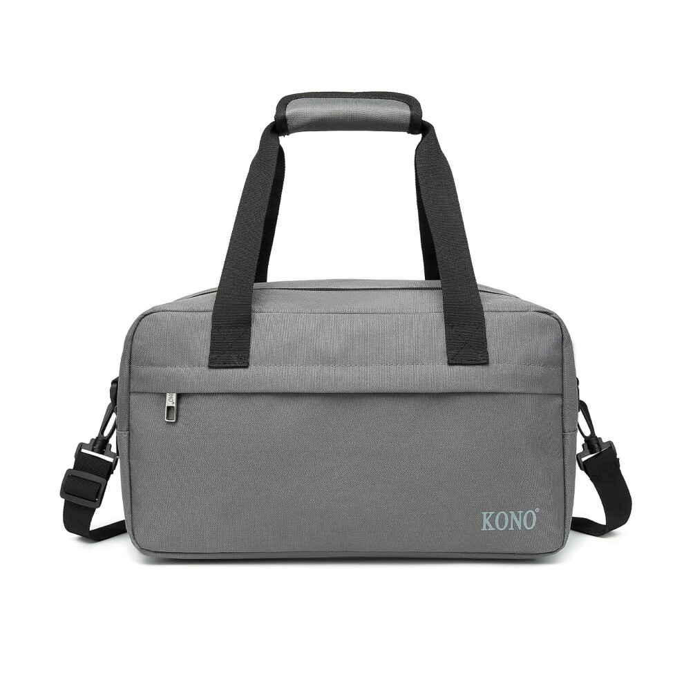 (Grey) KONO Lightweight Multipurpose Sports Travel Bag