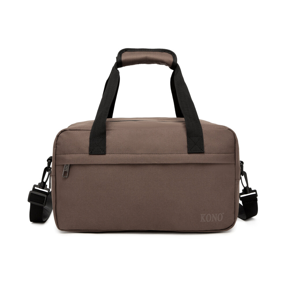 (Brown) KONO Lightweight Multipurpose Sports Travel Bag