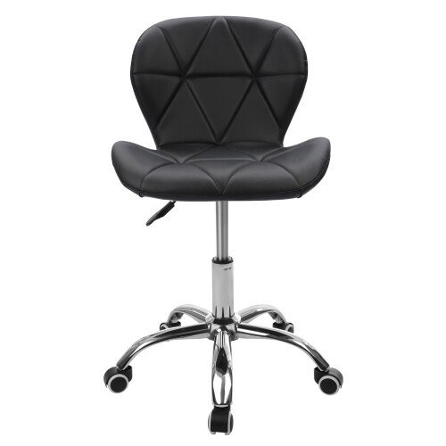 (Black) Home Office Chair Computer Desk Swivel Adjustable