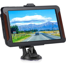Sat Nav, 7 inch GPS Navigation with Latest UK Europe Maps for Car Truck Lorry HGV LGV Motorhome, POI, Speed Camera Alerts, Lane Assist