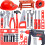 Kids Drill Tool Box Set - Educational DIY Construction Toy with Realistic Plastic Tools & Storage Case (Ages 3+) 2